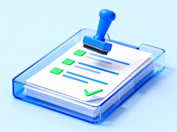 办公审批盖章商务背景