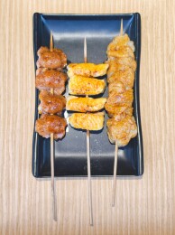 日式烤串仿真模型