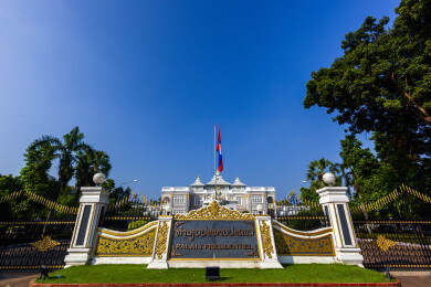老挝万象国家主席府（金宫）全景