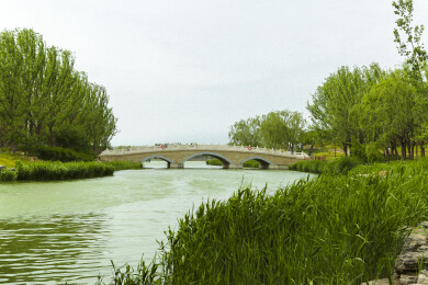 亚洲中国北京大兴南海子湿地公园景观