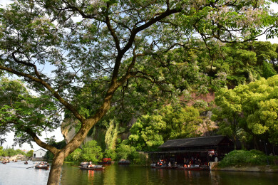 绍兴东湖乌篷船码头