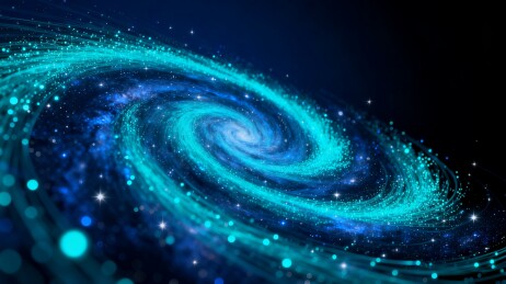 璀璨星河螺旋旋转
