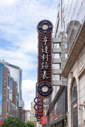 上海外滩陆家嘴万国建筑群城市建筑外部景观