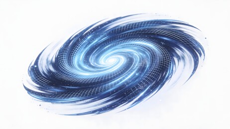 蓝色螺旋星系