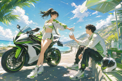 海岸机车冰水