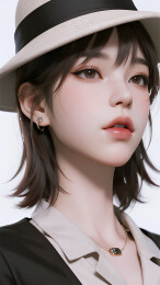 时尚美女特写壁纸
