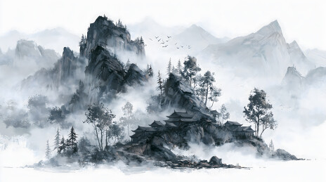 水墨山水