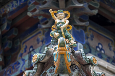 山西临汾广胜寺飞虹塔琉璃塔