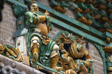 山西临汾广胜寺飞虹塔琉璃塔