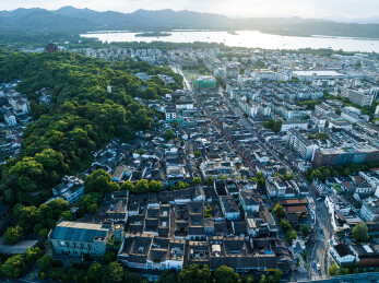 中国浙江杭州上城区河坊街