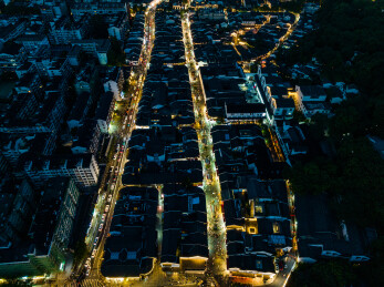 中国浙江杭州上城区河坊街