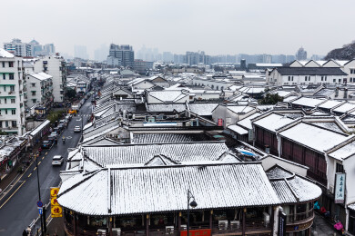 中国浙江杭州上城区河坊街
