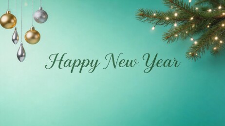 新年祝福背景装饰