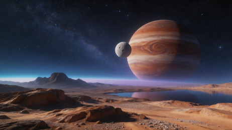 红色星球与巨型气态巨行星