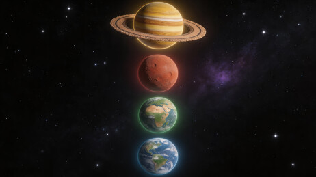 太阳系行星排列组合