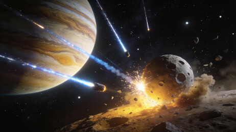 木星陨石撞击场景