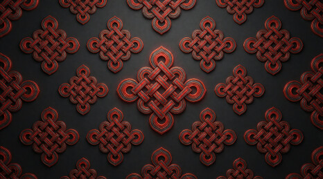 藏式吉祥结纹