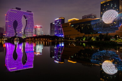 中国浙江杭州滨江公园