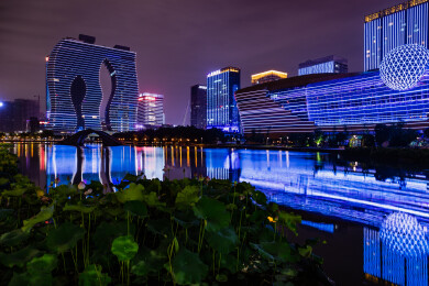 中国浙江杭州滨江公园
