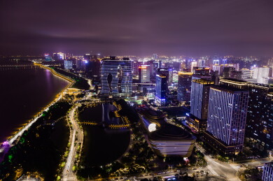 中国浙江杭州滨江公园