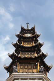 贵阳北天主教堂建筑特写