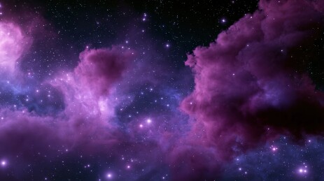 深空紫色星云