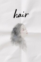 头发主题插画