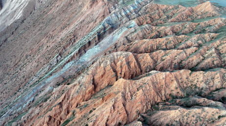 中国新疆沙湾安集海大峡谷
