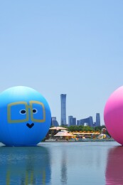 北京朝阳公园·五月天主题巨型气球装置夏日