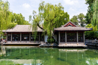 中国山东省济南市趵突泉公园