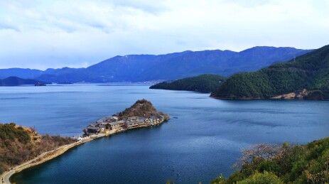 泸沽湖里格半岛 