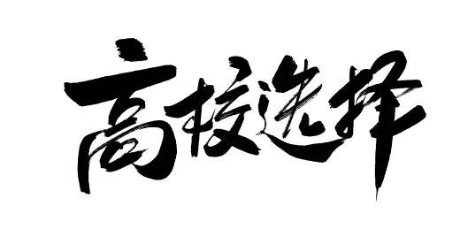 中文手写高考艺术字体标题