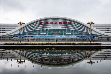 中国内蒙古乌兰察布火车站