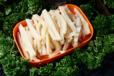 火锅食材冬笋鲜笋丝
