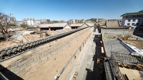 河北张家口市老城古街堡子里民居建筑