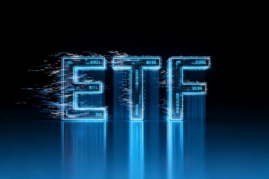 基金指数科技光效金融主视觉背景