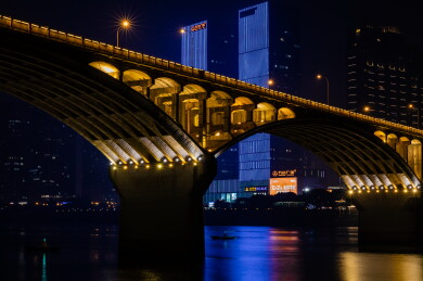 中国湖南省长沙市橘子洲大桥