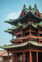 山西四大名楼之一，晋中市介休祆神楼