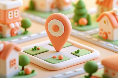 地图定位图标模型