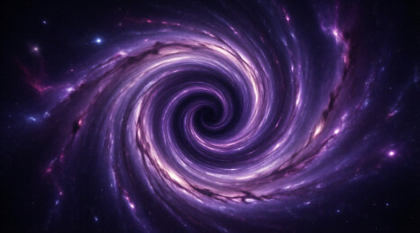 暮紫星云涡旋空域壁纸