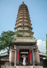 山西省临汾市洪洞县广胜寺上寺飞虹塔