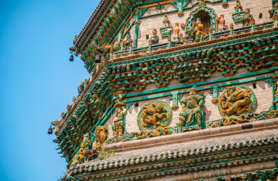 山西省临汾市洪洞县广胜寺上寺飞虹塔