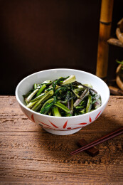 猪油炒红菜苔