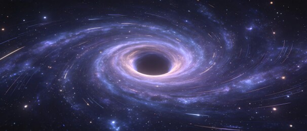 宇宙黑洞星系旋涡图
