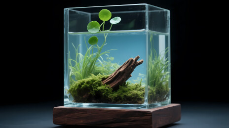 苔藓沉木微缩生态缸
