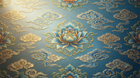 云锦妆花亮缎面