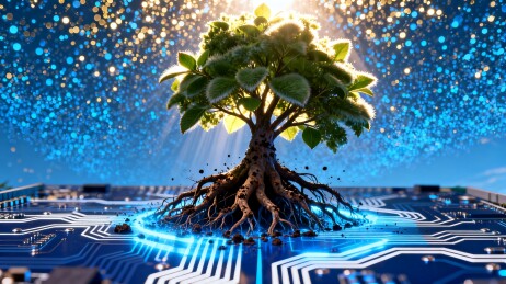 数字科技与自然生长的融合
