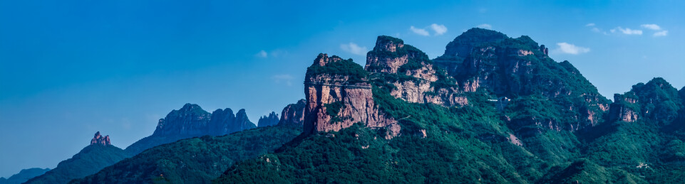 中国河北省武安市东太行山脉自然风光