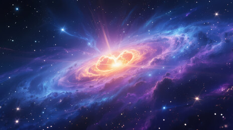 橙黄核心螺旋星系