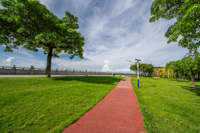 中国广东中山市永春滨江公园江海碧道